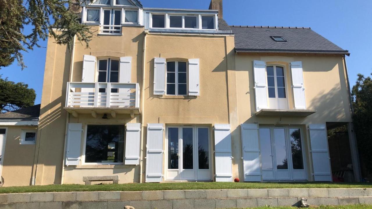 Maison Vue Exeptionnelle Sur La Mer Lancieux Exterior foto